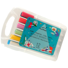 Fabric Marker Pen Set - 12 Piece, Assorted